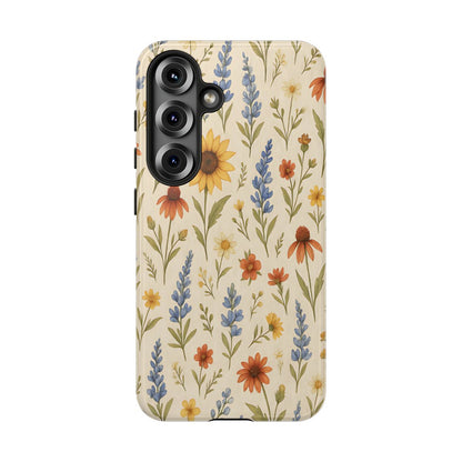 Rustic Wildflowers Tough Case