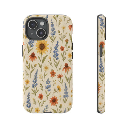 Rustic Wildflowers Tough Case