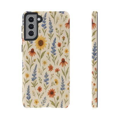 Rustic Wildflowers Tough Case