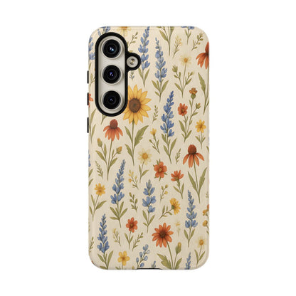 Rustic Wildflowers Tough Case