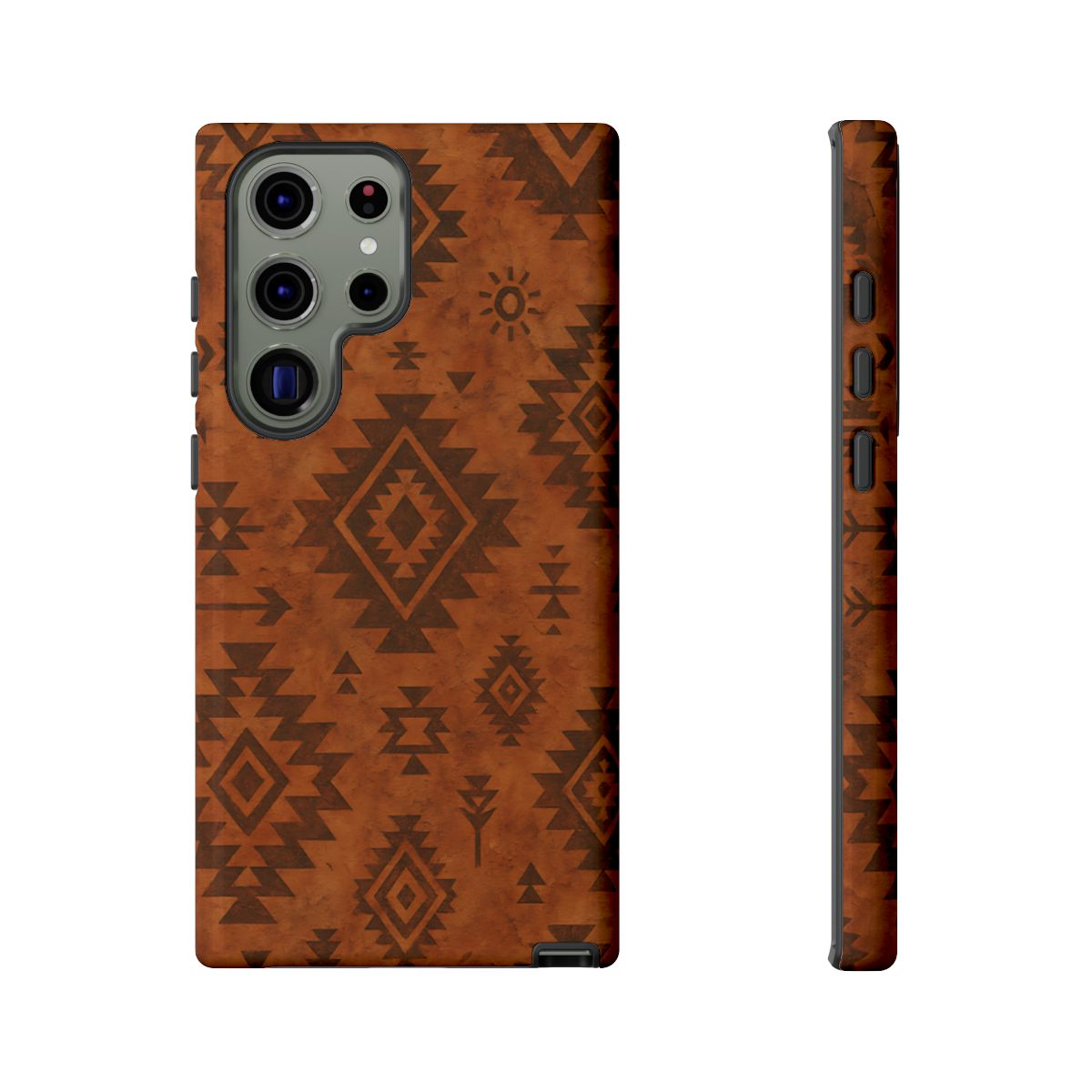 Terracotta Aztec Tough Phone Case