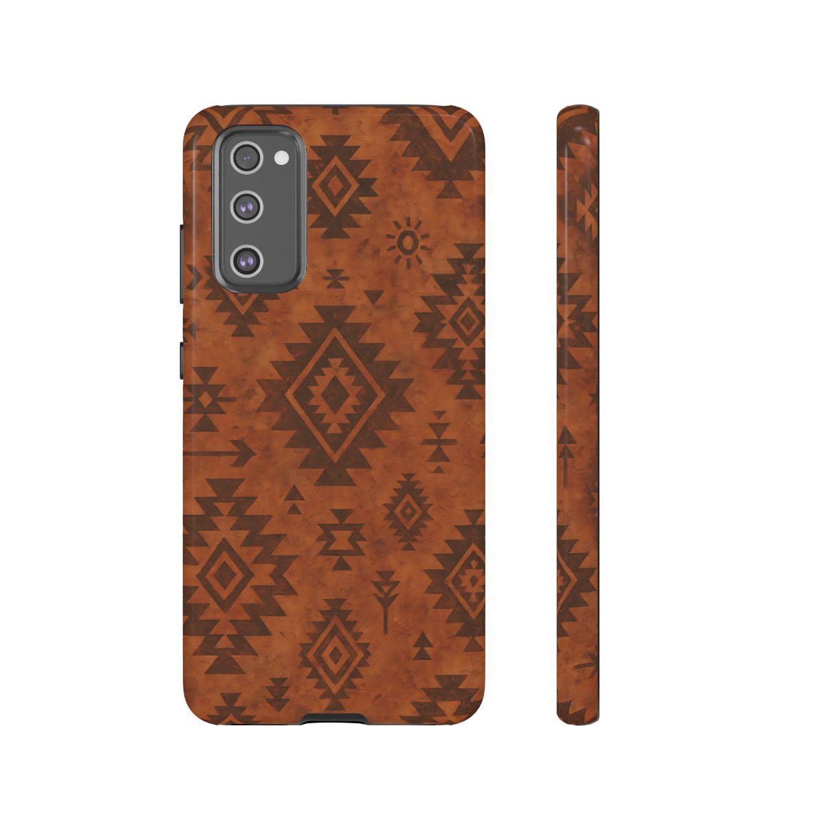 Terracotta Aztec Tough Phone Case