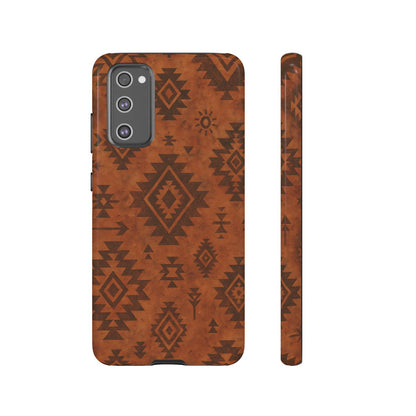 Terracotta Aztec Tough Phone Case