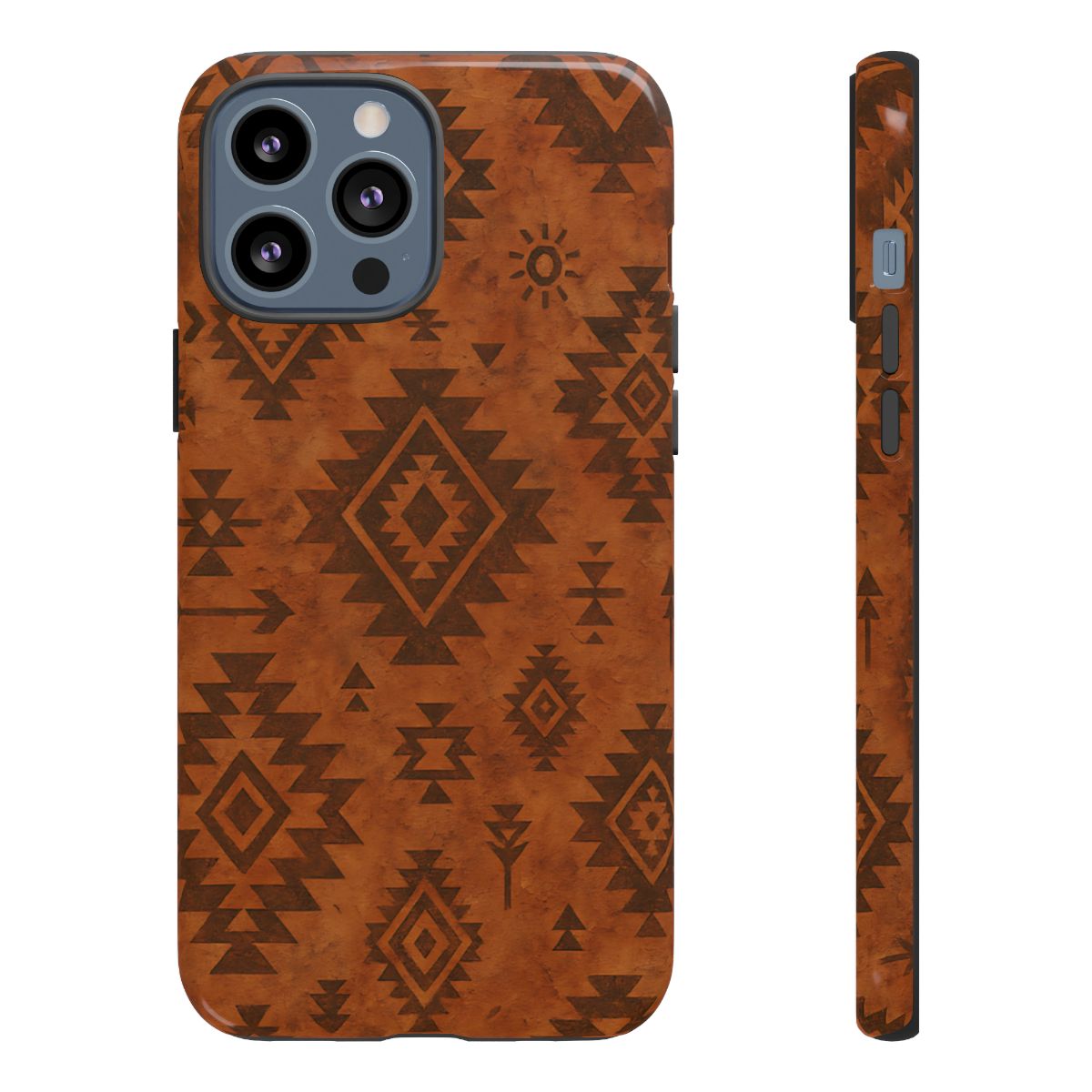 Terracotta Aztec Tough Phone Case