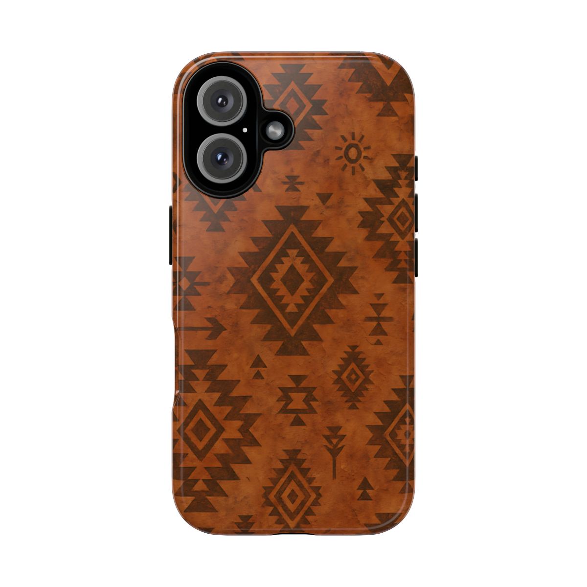 Terracotta Aztec Tough Phone Case