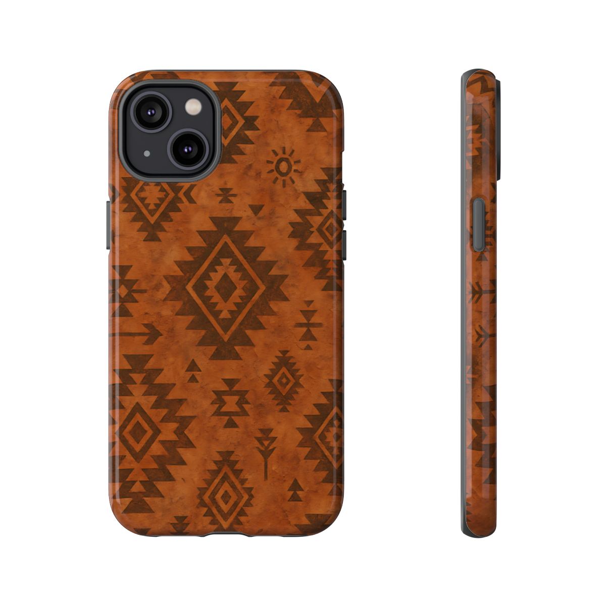 Terracotta Aztec Tough Phone Case