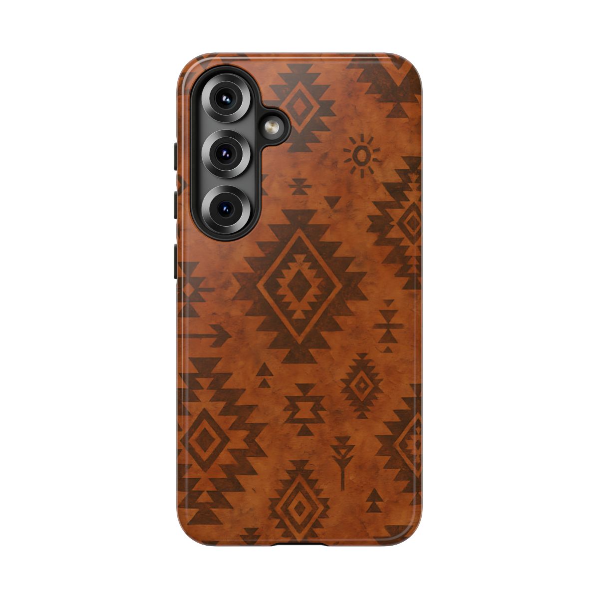 Terracotta Aztec Tough Phone Case
