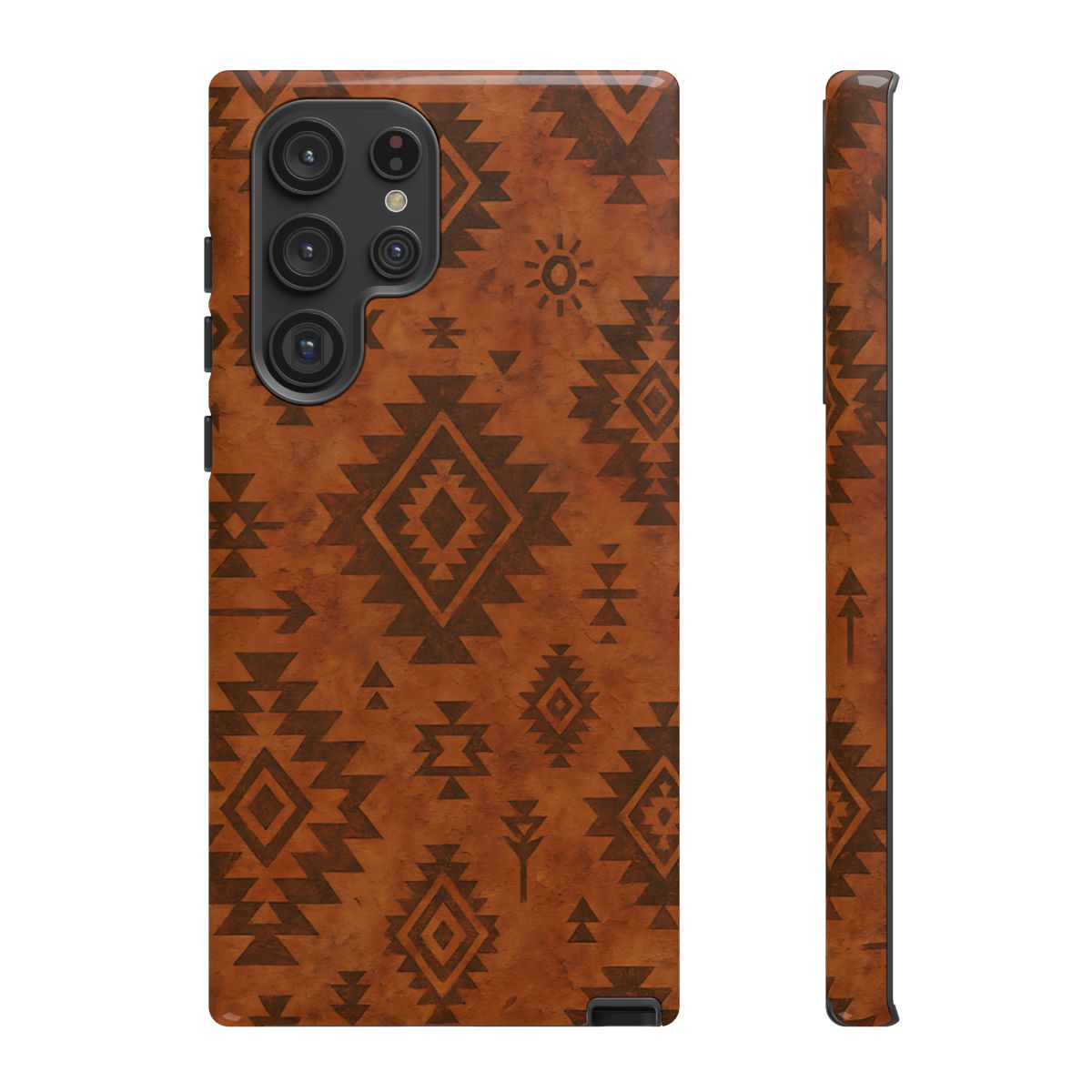 Terracotta Aztec Tough Phone Case