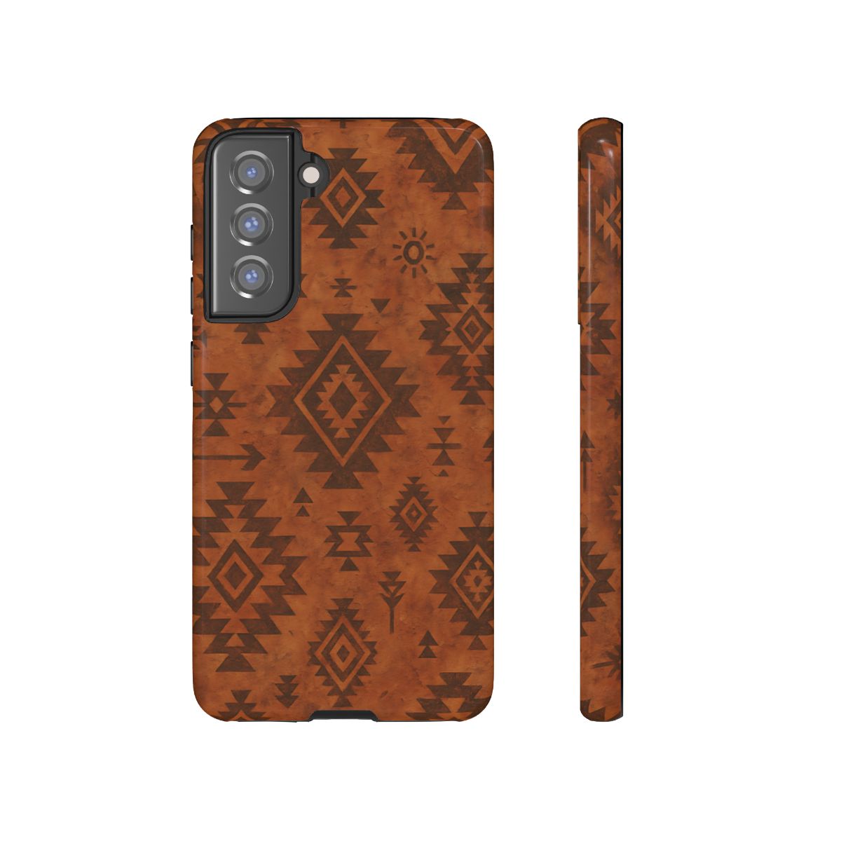 Terracotta Aztec Tough Phone Case