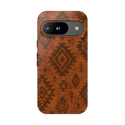 Terracotta Aztec Tough Phone Case