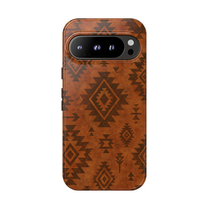 Terracotta Aztec Tough Phone Case