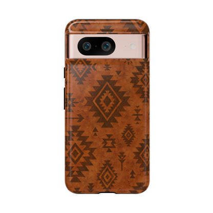 Terracotta Aztec Tough Phone Case