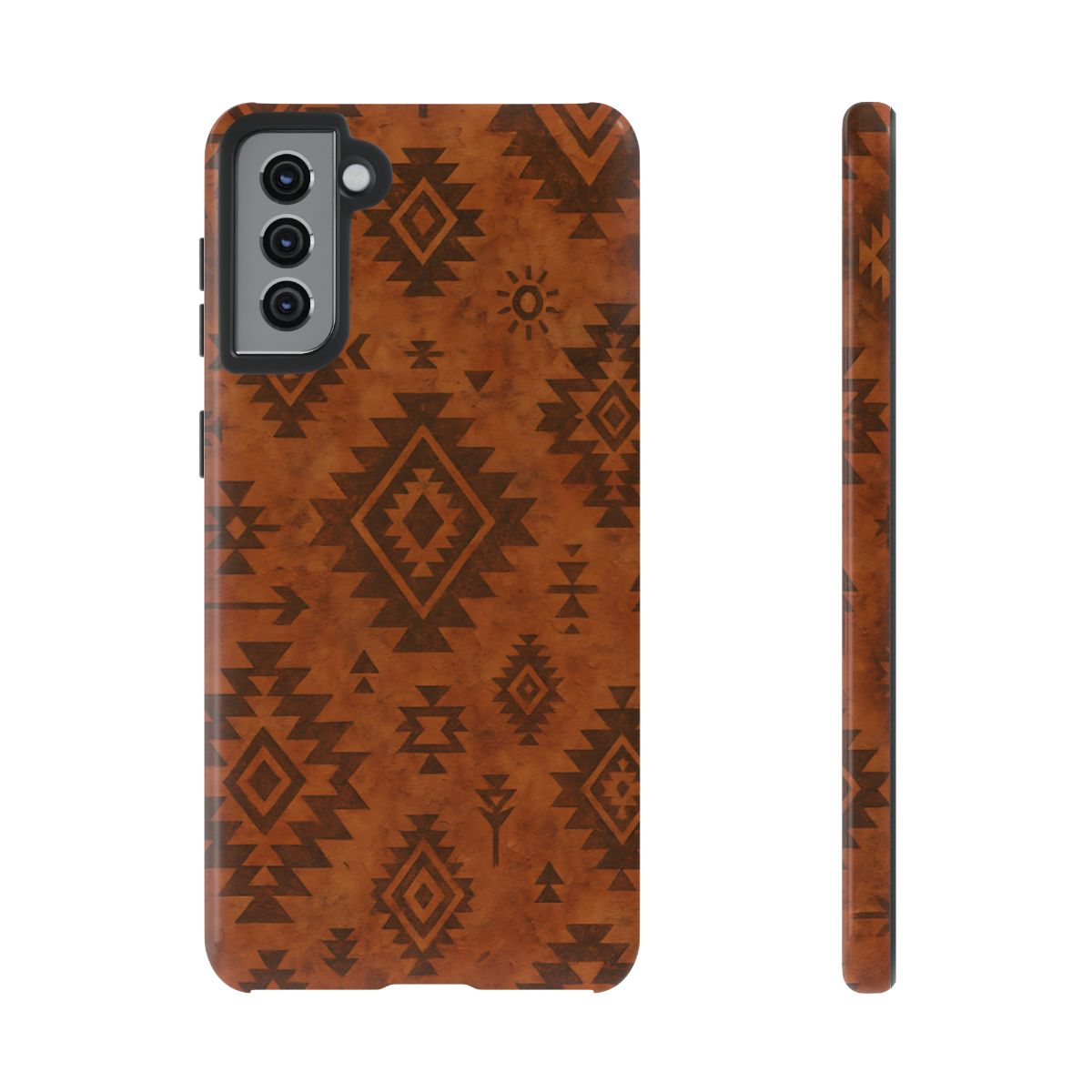 Terracotta Aztec Tough Phone Case