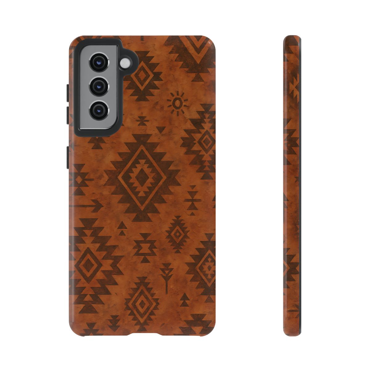 Terracotta Aztec Tough Phone Case
