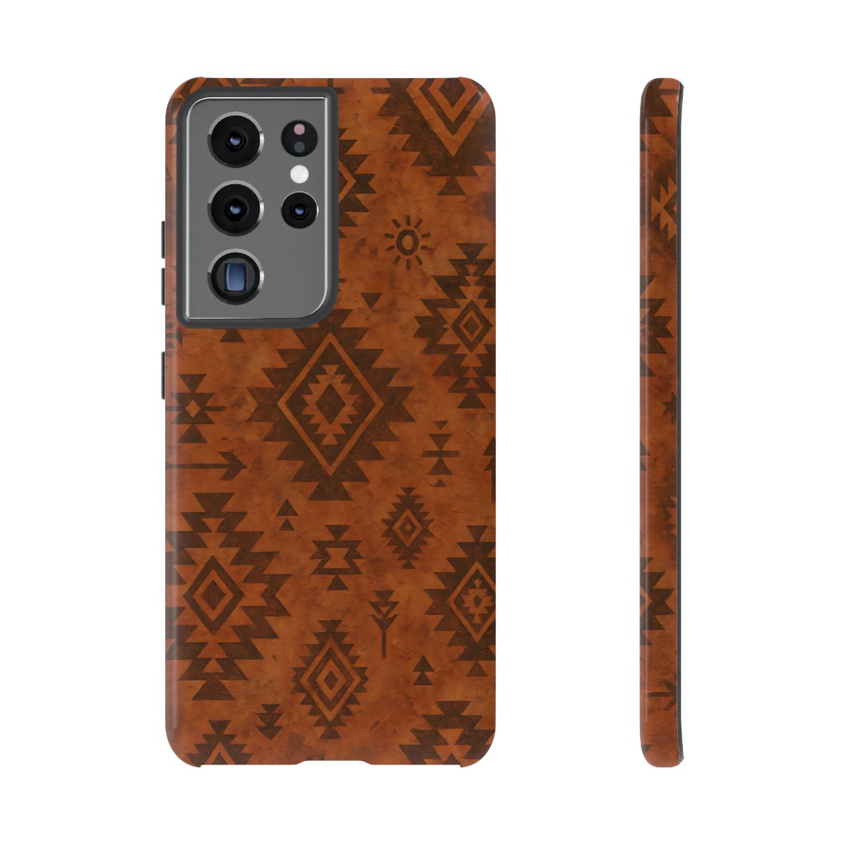 Terracotta Aztec Tough Phone Case