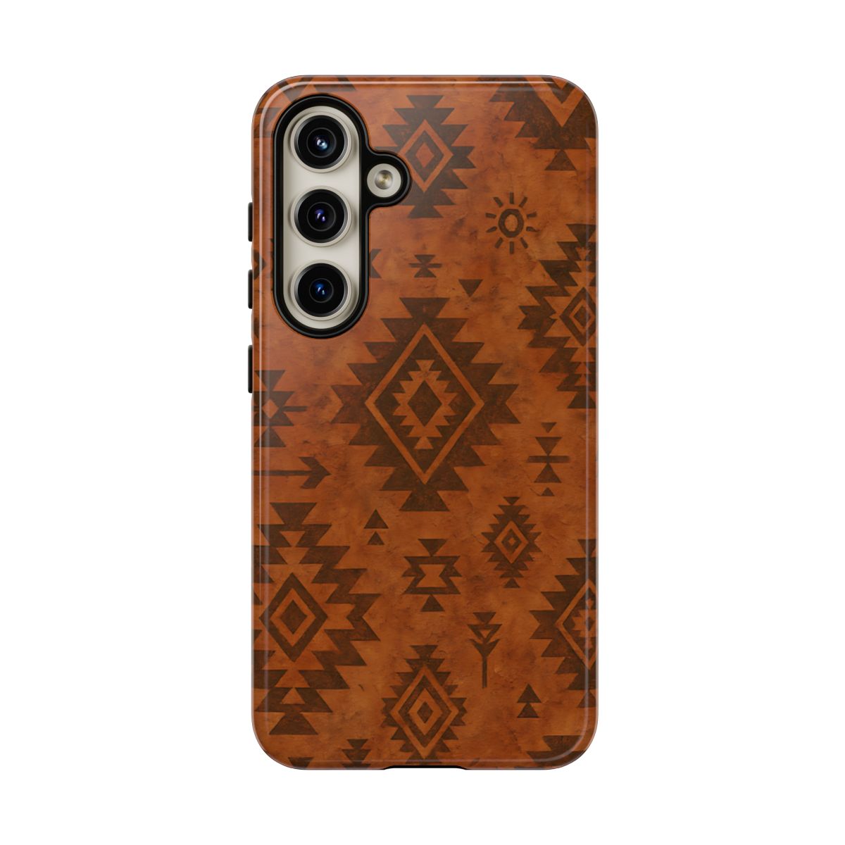 Terracotta Aztec Tough Phone Case