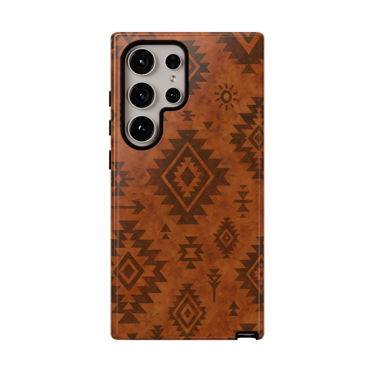 Terracotta Aztec Tough Phone Case