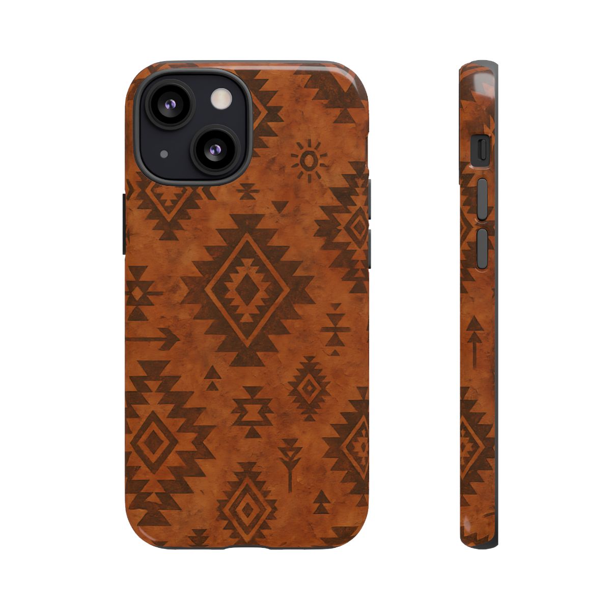 Terracotta Aztec Tough Phone Case