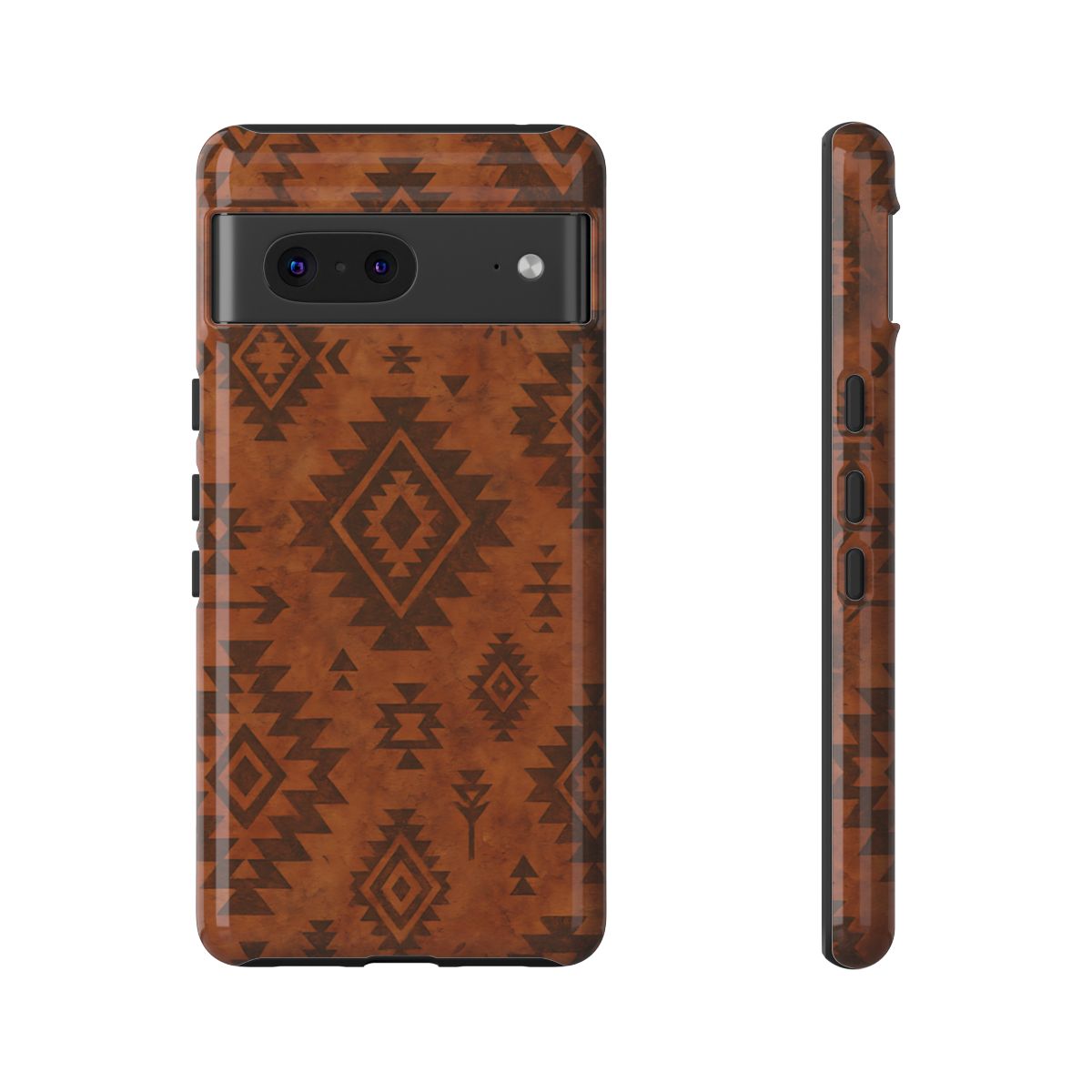 Terracotta Aztec Tough Phone Case