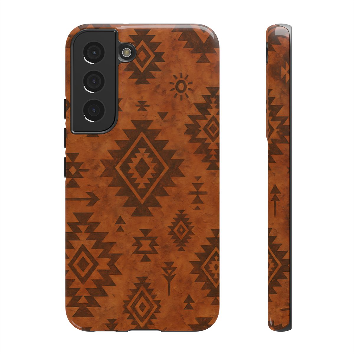 Terracotta Aztec Tough Phone Case