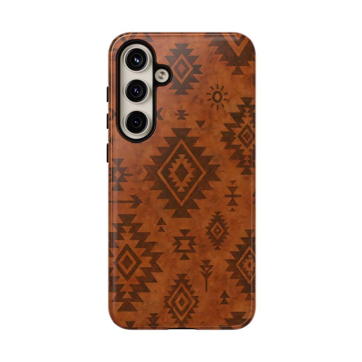 Terracotta Aztec Tough Phone Case