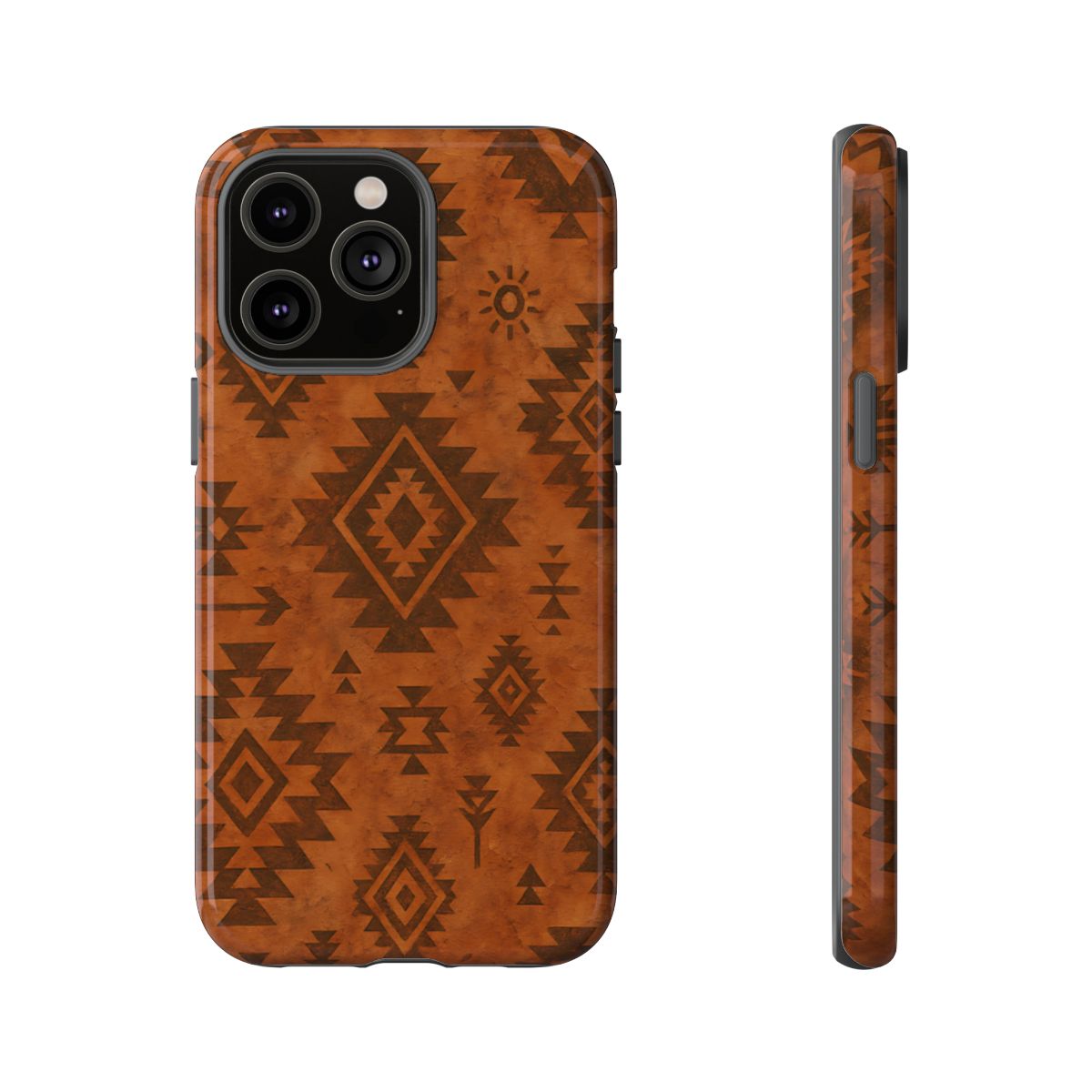 Terracotta Aztec Tough Phone Case