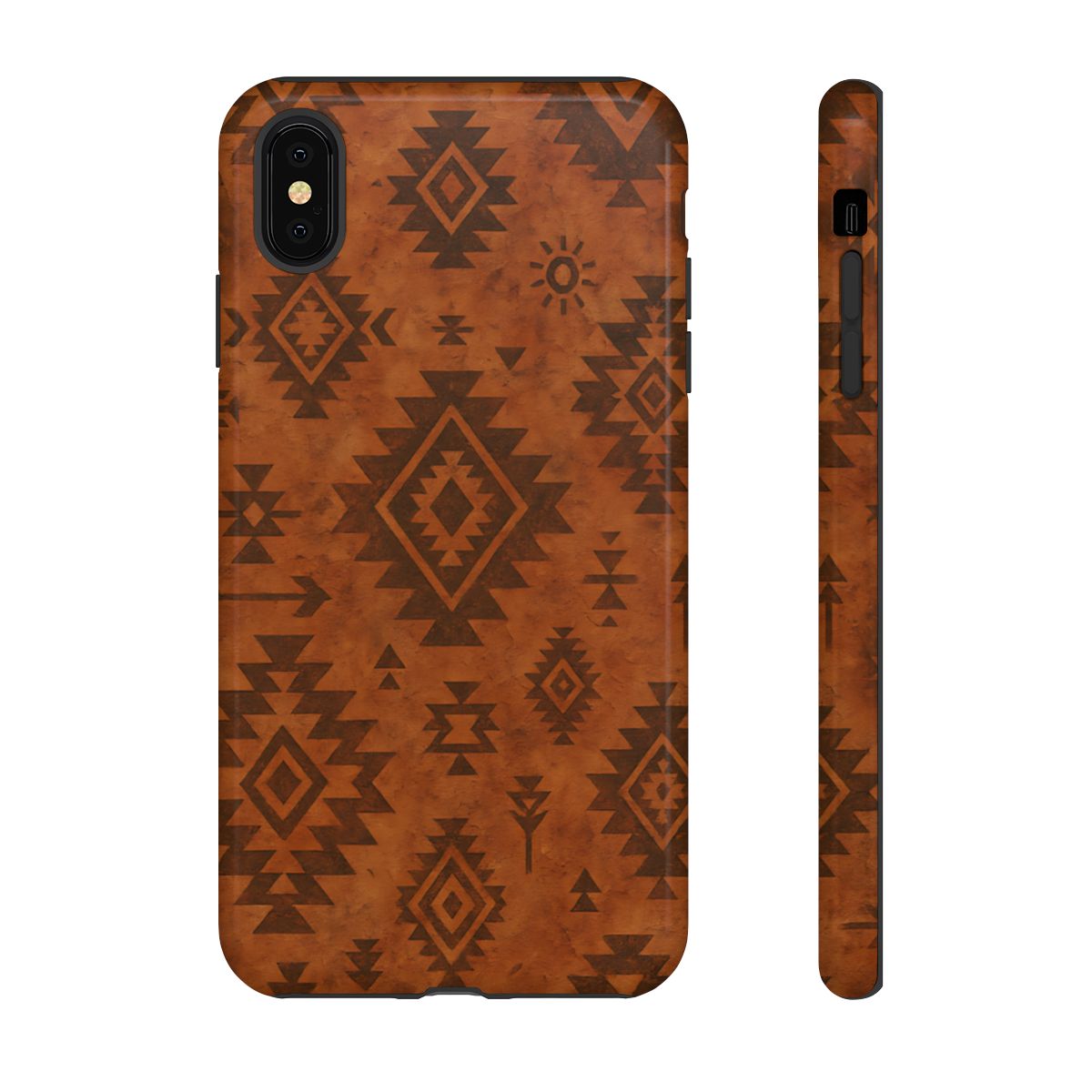 Terracotta Aztec Tough Phone Case