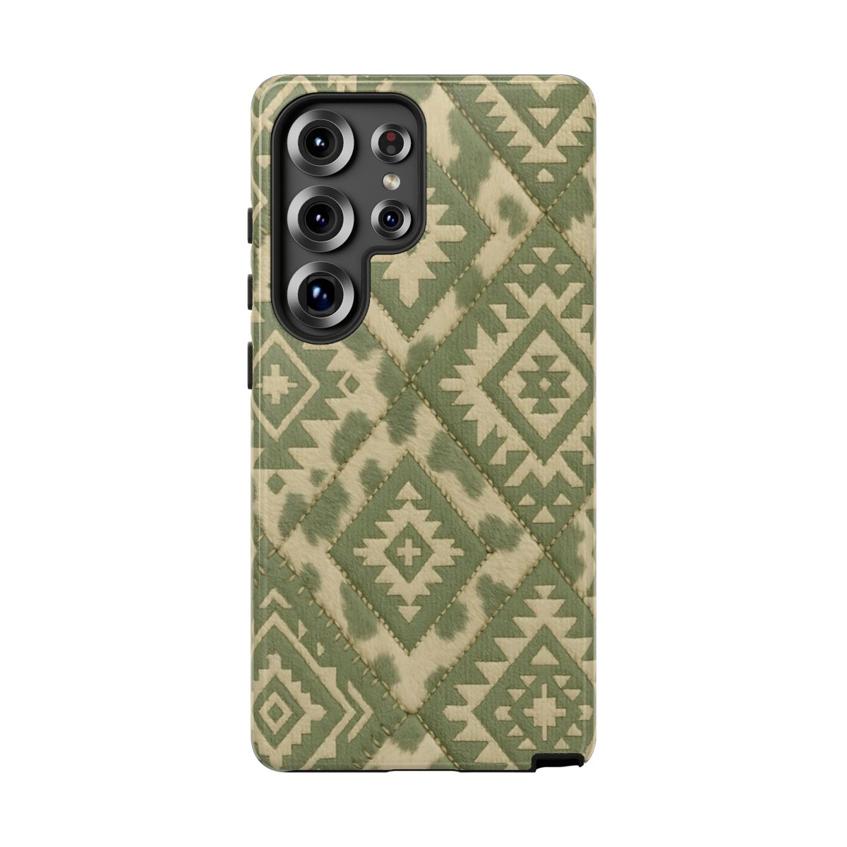 Sage Aztec Quilt Tough Phone Case