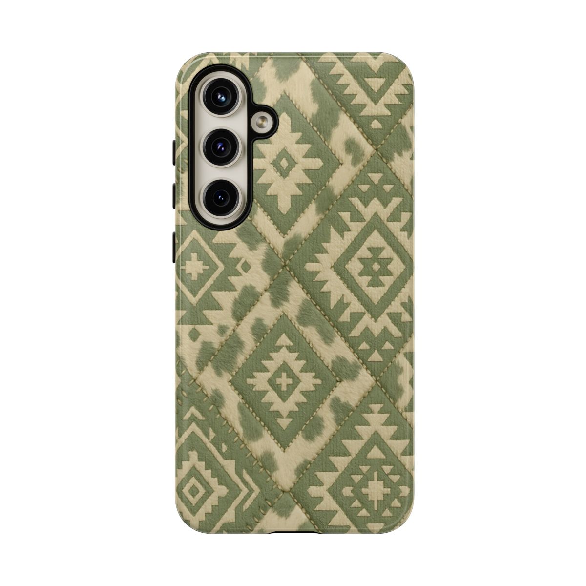 Sage Aztec Quilt Tough Phone Case