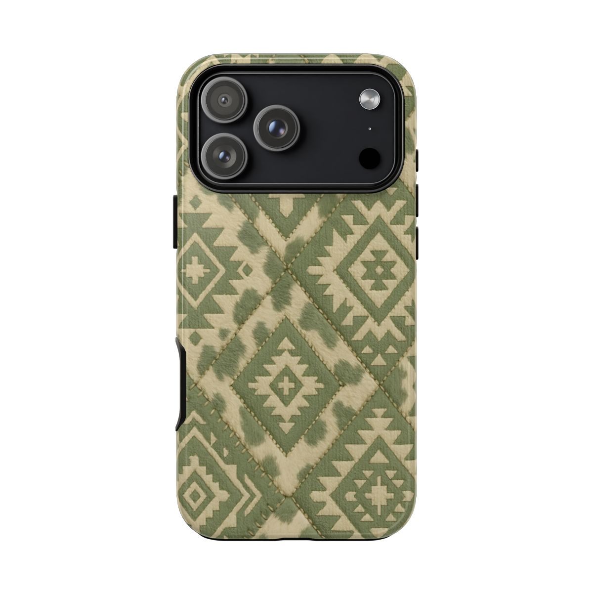 Sage Aztec Quilt Tough Phone Case