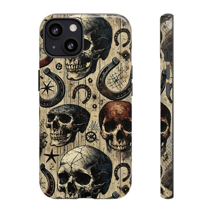 Skulls and Horseshoes Tough Case