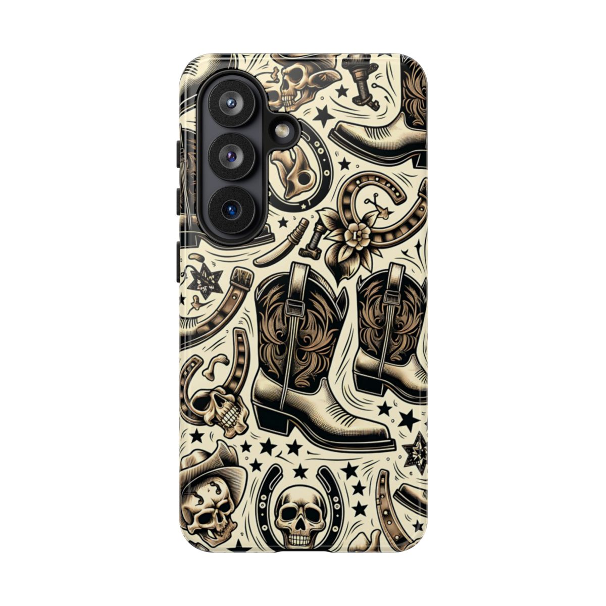 Skulls Boots Horseshoes Tough Case