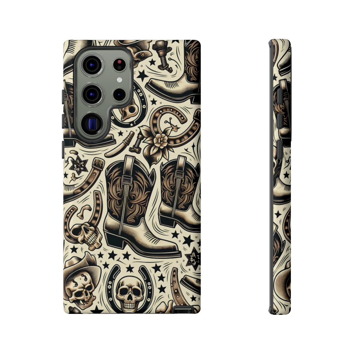 Skulls Boots Horseshoes Tough Case