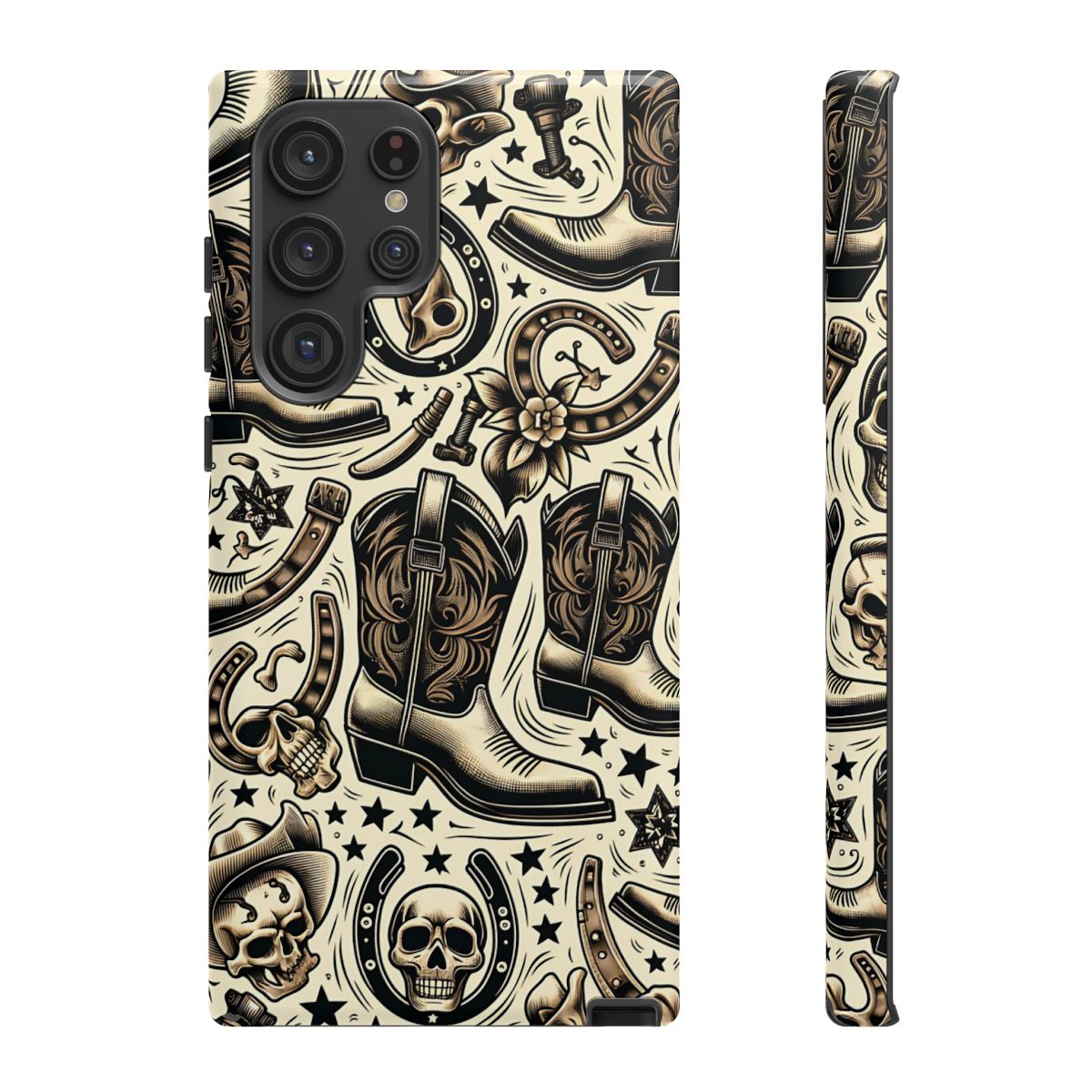 Skulls Boots Horseshoes Tough Case