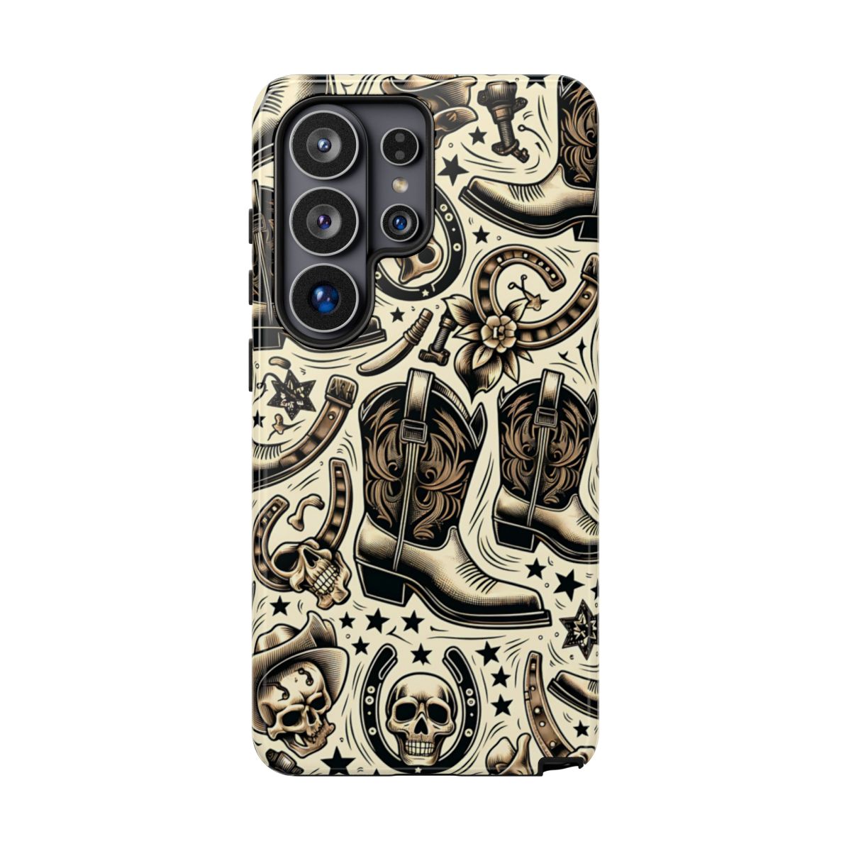 Skulls Boots Horseshoes Tough Case