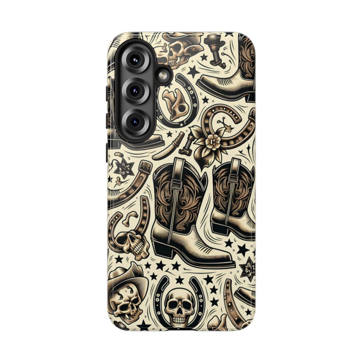 Skulls Boots Horseshoes Tough Case