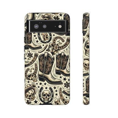 Skulls Boots Horseshoes Tough Case