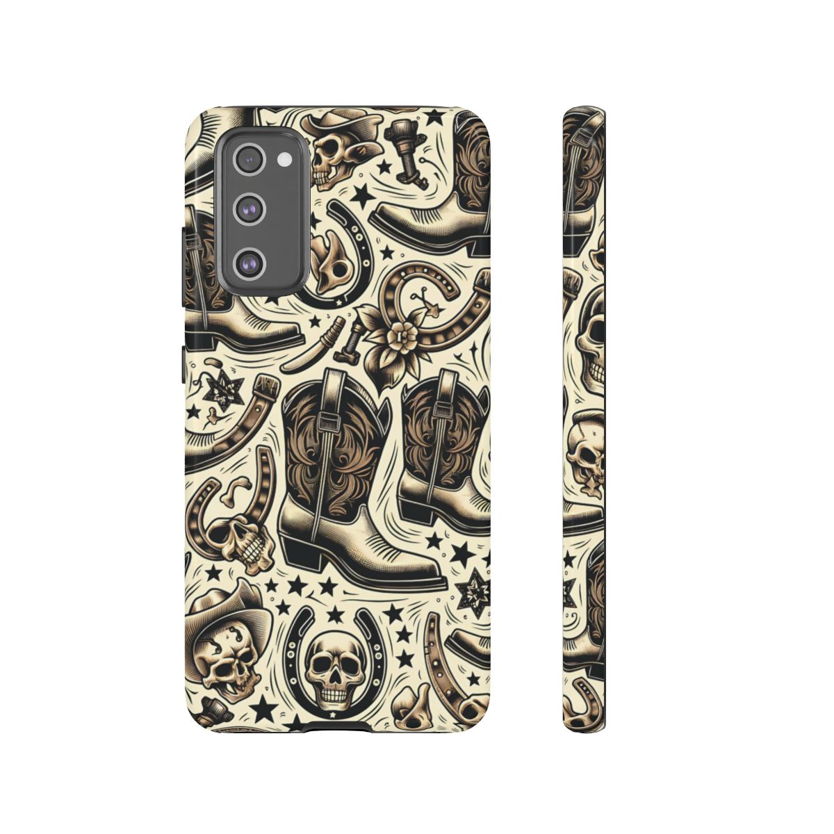 Skulls Boots Horseshoes Tough Case