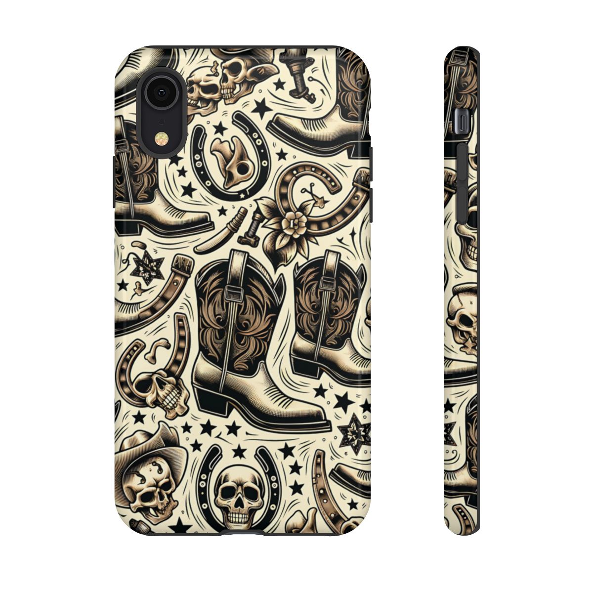 Skulls Boots Horseshoes Tough Case