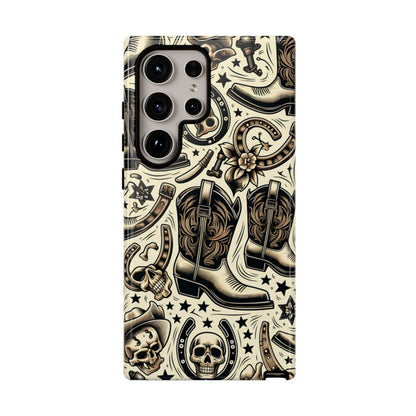 Skulls Boots Horseshoes Tough Case