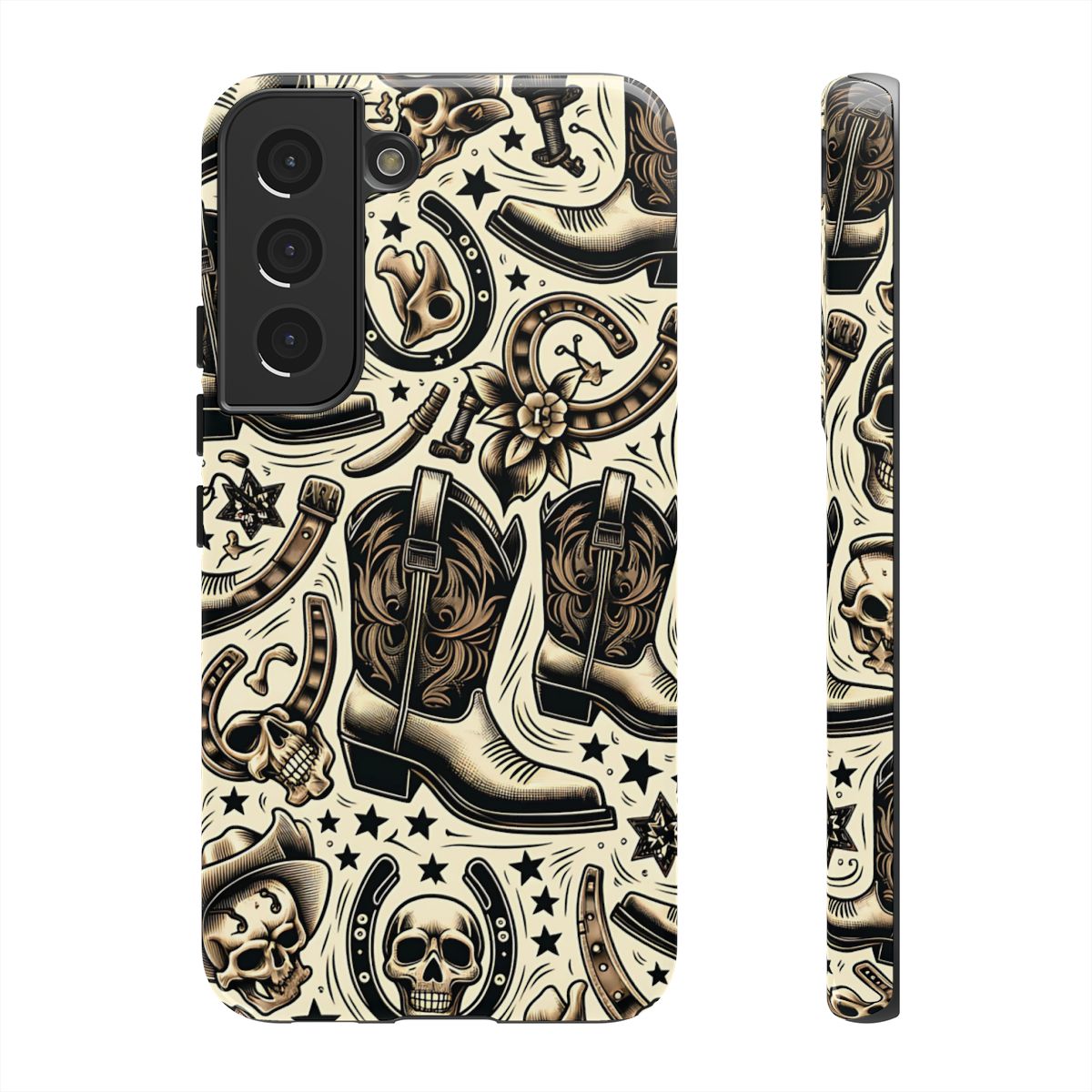 Skulls Boots Horseshoes Tough Case