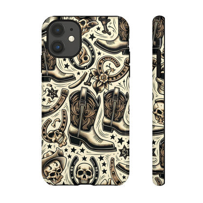 Skulls Boots Horseshoes Tough Case