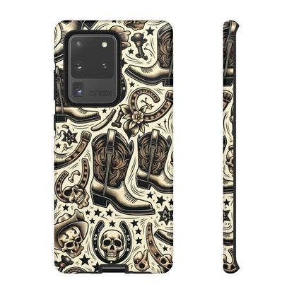 Skulls Boots Horseshoes Tough Case