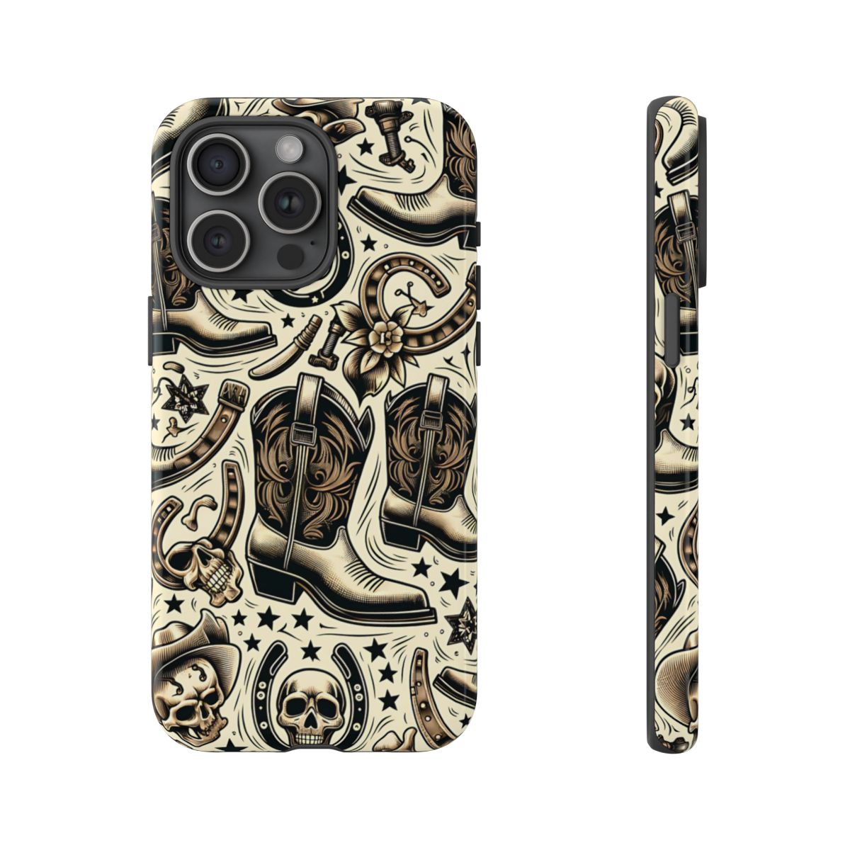 Skulls Boots Horseshoes Tough Case