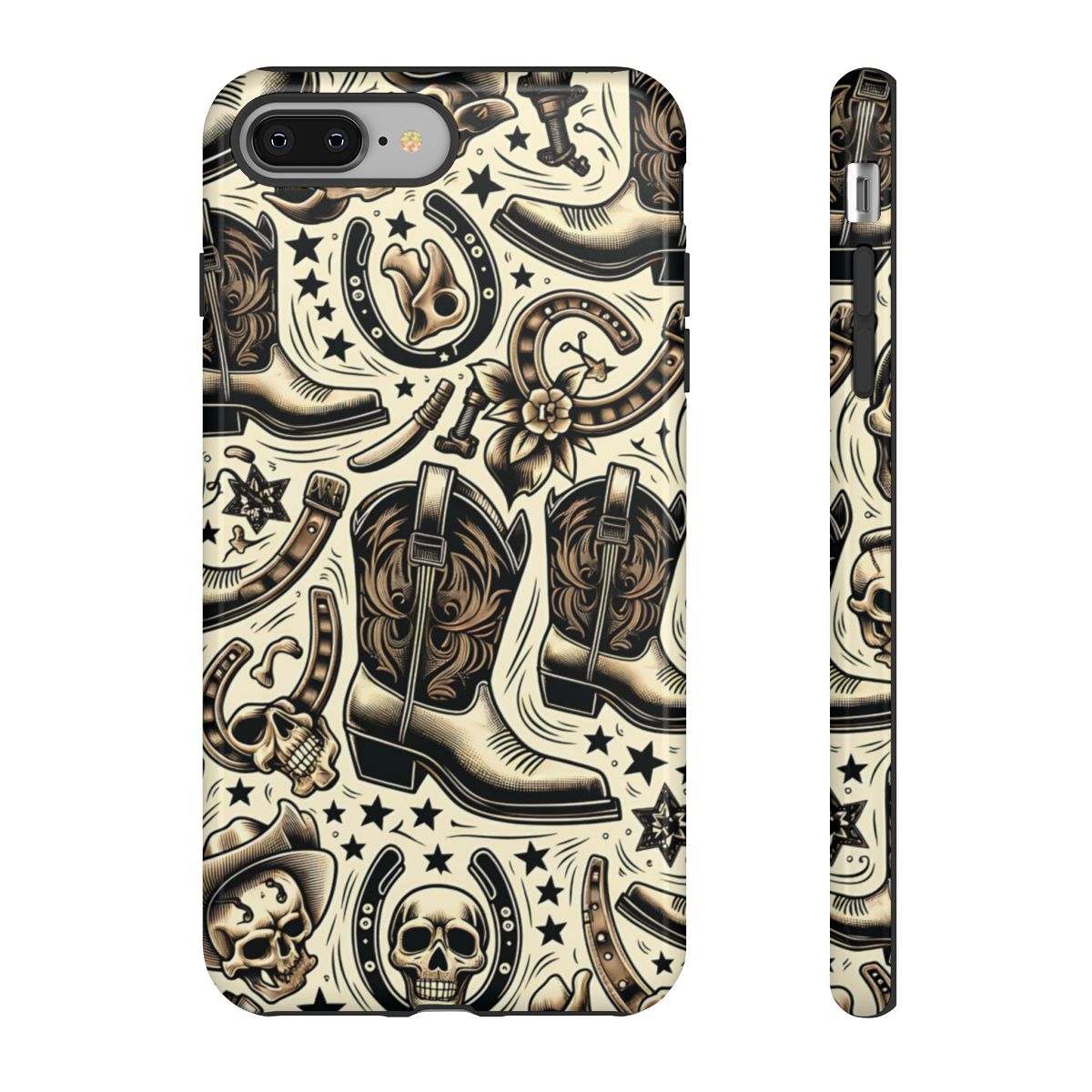 Skulls Boots Horseshoes Tough Case