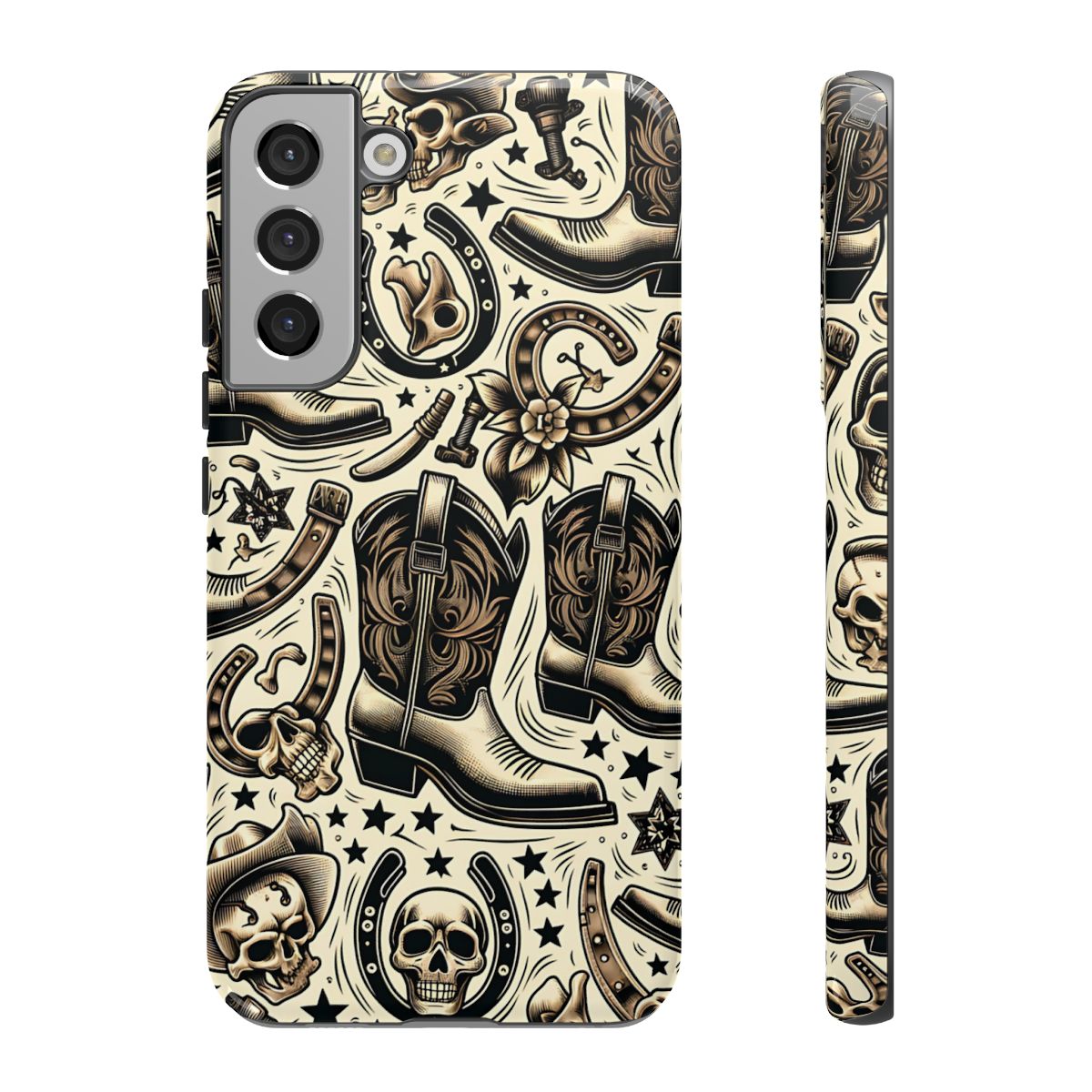 Skulls Boots Horseshoes Tough Case