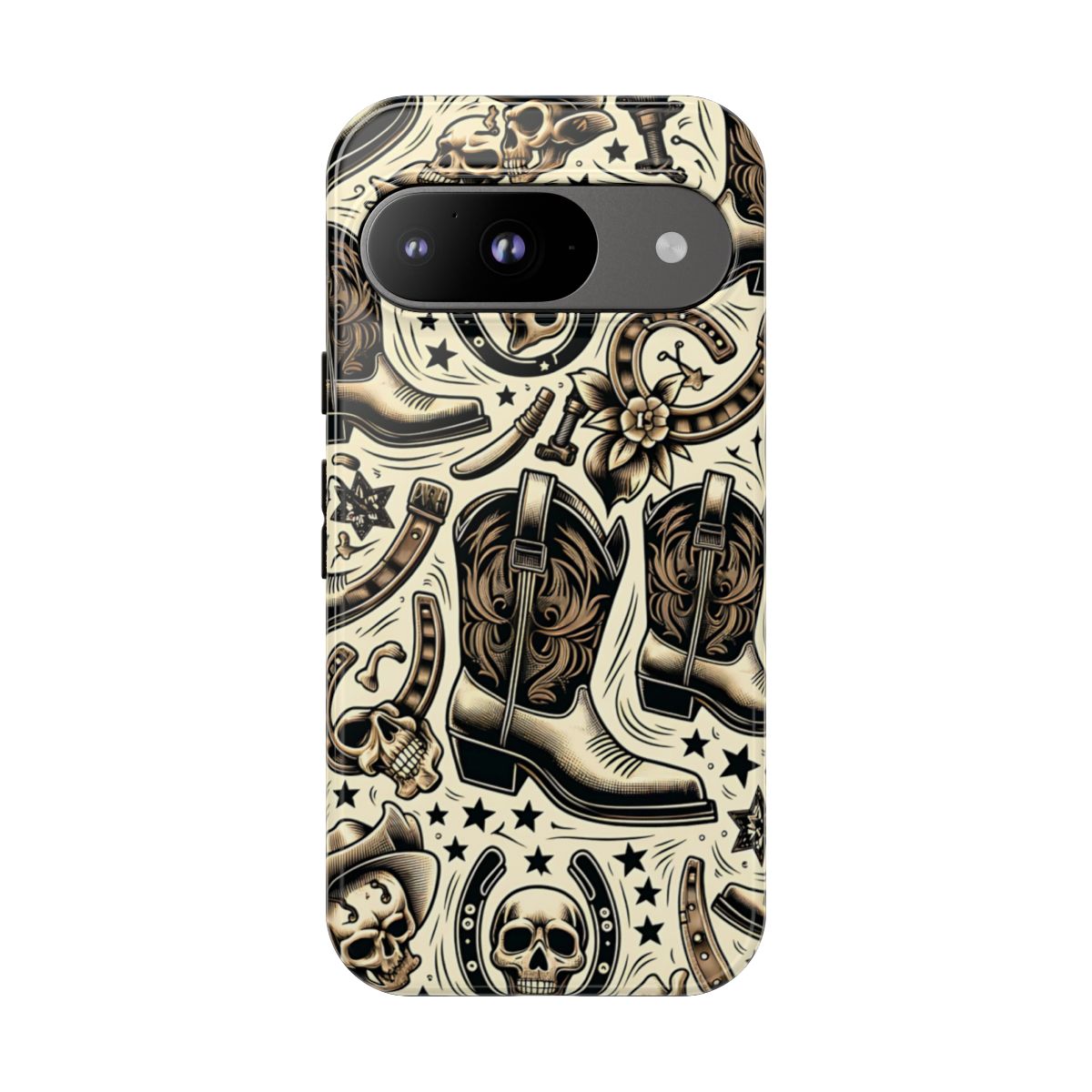 Skulls Boots Horseshoes Tough Case