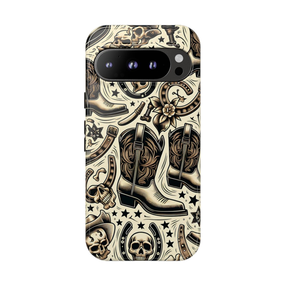 Skulls Boots Horseshoes Tough Case