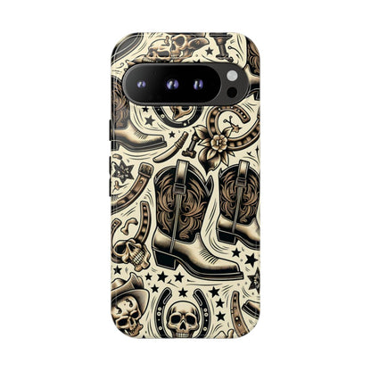 Skulls Boots Horseshoes Tough Case