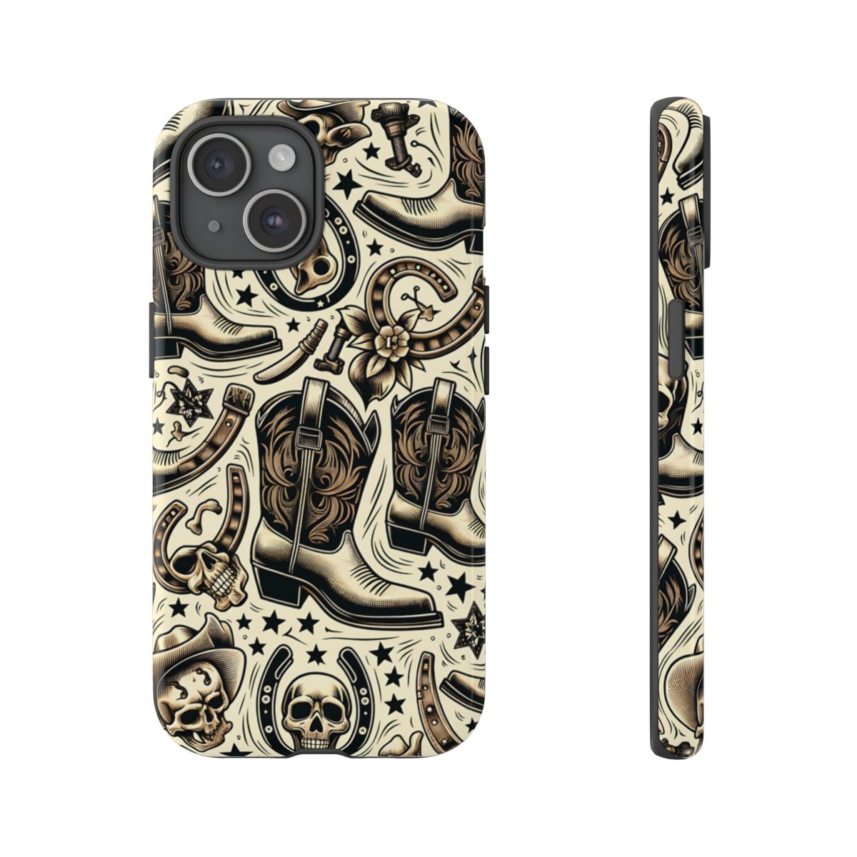 Skulls Boots Horseshoes Tough Case